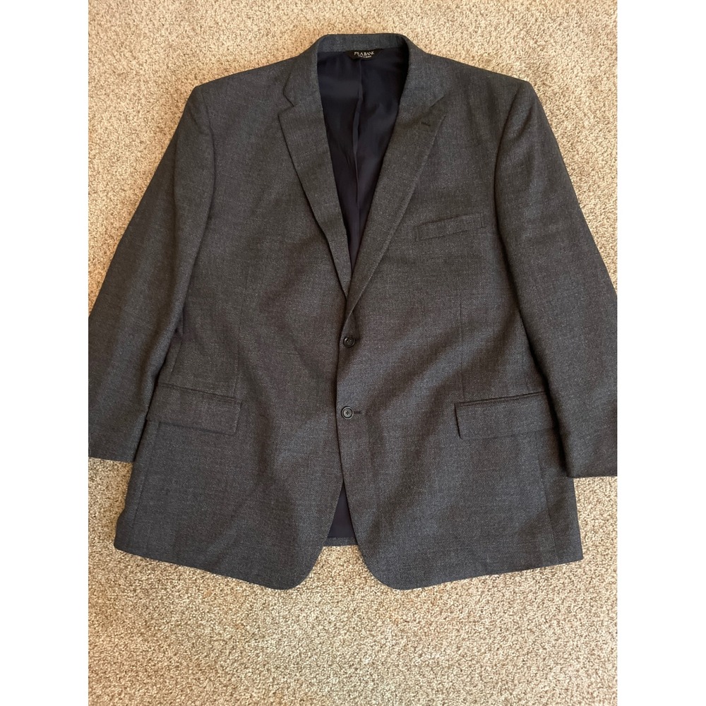 Jos. A. Bank Mens Blazer 50R Charcoal Gray Two Button Tailored Fit Suit Jacket
